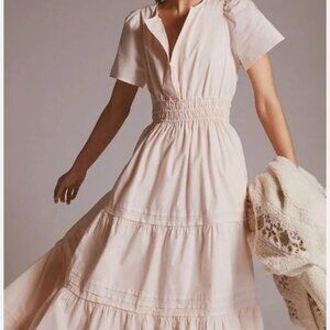 Anthropologie Somerset Maxi Dress Peach XS